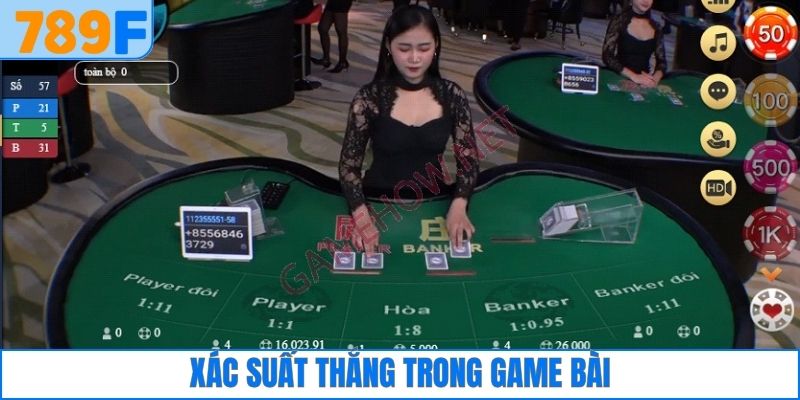 Xác suất thắng trong bộ môn baccarat